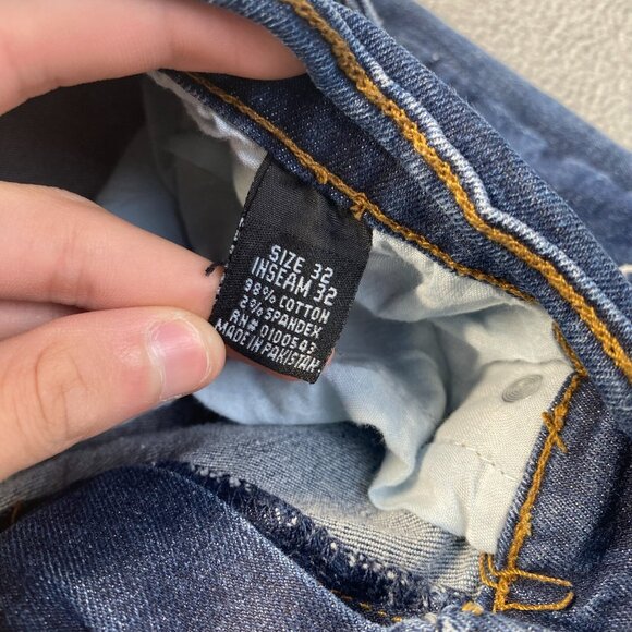 AHP Another Hype Piece Jean Men 32 Bleach/Acid Wash Distressed Hip Hop,Stretch - Picture 10 of 16